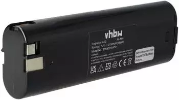 vhbw Ersatzakku für P7.2 NiMH 2100mAh 7,2V (42796656-3)