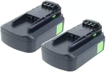 vhbw Ersatzakku 2er-Set Li-Ion 18V 2000mAh (183981021-10)