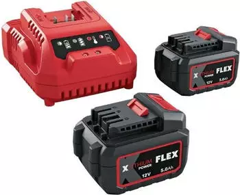 Flex-Tools P-Set 12-55 Q Akku 12V 5Ah mit Ladegerät (534910)