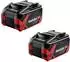 Metabo 2x LiHDX Akkupack 18V 8,0Ah CAS Li-Ion (624975000)