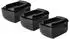 vhbw Ersatzakku 3er-Set Li-Ion 3000mAh 21,6V für Hilti CD 4-A22, AG 4S-A22 (120694745)
