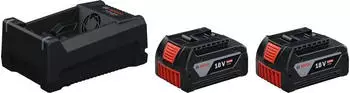 Bosch Professional Starter Set 2xGBA18V 5Ah + GAL 12V/18V-80 (1600A03CH1)