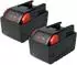 vhbw Ersatzakku 2x Li-Ion 28V 4000mAh (118473086-5)
