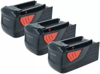 vhbw Ersatz-Akku 3er-Set Li-Ion 36V 4000mAh f&uuml;r Elektrowerkzeug (118261050-2)