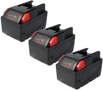 vhbw Akku 3er-Set Li-Ion 28V 3000mAh (118354121-5)