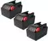 vhbw Akku 3er-Set Li-Ion 28V 3000mAh (118354121-5)