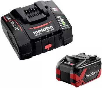 Metabo Basis Set LiHDX Akkupack 18V 8,0Ah + ASC 290 Ladeger&auml;t (624975000)