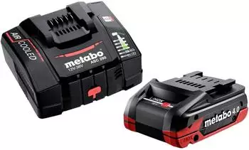 Metabo Basis Set LiHDX Akkupack 18V 4,0Ah + ASC 290 Ladeger&auml;t (624974000)
