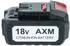 EXTENSILO Akku Li-Ion 18V 2500mAh, 2er-Pack (184019067)