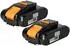 vhbw 2x Akku Li-Ion 20V 1500mAh für Elektrowerkzeug (183496030-23)