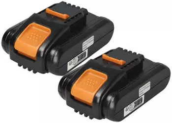 EXTENSILO Akku Li-Ion 20V 2500mAh, 2er-Pack (183495985-25)