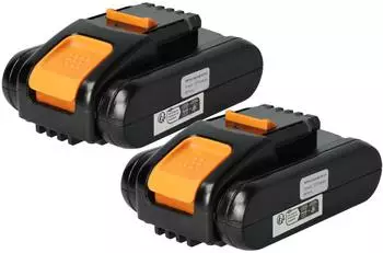 vhbw Ersatzakku 2er-Set Li-Ion 1500mAh 20V (183496030-7)