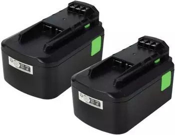 vhbw Akku 2er-Set Li-Ion 4000mAh 18V (183993261-20)
