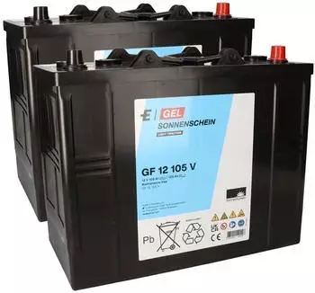 Exide Ersatzakku-Satz für Columbus RA 55 BM 40 12V 105Ah (1708)