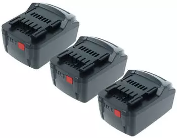 EXTENSILO Ersatzakku Li-Ion 18V 5000mAh, 3er-Pack (176726471-48)