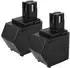 vhbw Ersatz-Akku für SFB105 / SFB121 / SFB125 / SBP12 NiMH 12V 3000mAh, 2er-Pack (118261130-1)
