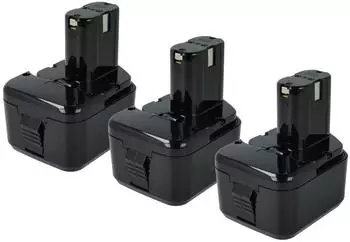 vhbw Ersatz-Akku 3er-Set NiMH 12V 3300mAh f&uuml;r Werkzeug (VHBW4070351770026)