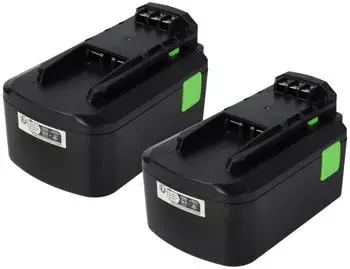 vhbw Akku Li-Ion 18V 4000mAh, 2er-Pack (183993261-18)