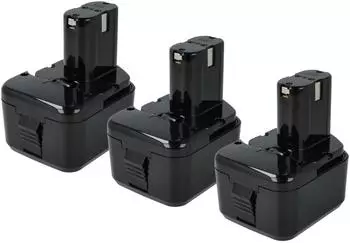 vhbw Ersatzakku 3er-Set NiMH 12V 3300mAh f&uuml;r Elektrowerkzeug (118261140-54)
