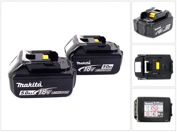 Makita 2x BL1850 18V / 5Ah