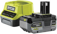 Ryobi RC18120-140X 18 V ONE+ Akku-Set 4,0 Ah + Ladeger&auml;t
