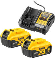 DeWalt Werkzeugakku DCB1104P2-QW, Akku-Kit, 18V / 5,0Ah, 2 Akkus und