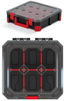 Sortimentskasten Sortierbox Kleinteilemagazin Organizer + Trennstege, Version:
