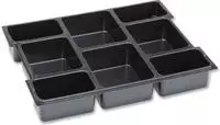 Kleinteileeinsatz L-BOXX&reg; LB 102 B404xT312xH61mm Polystyrol m.8 Mulden