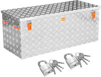 ALUBOX ABX-R312, ALUBOX Aluminiumbox aus Riffelblech Transportkiste 37 Liter - 470
