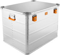 ALUBOX ABX-E241-17, Alubox Premium Lagerbox 18-250 Liter - Stapelecken- silber