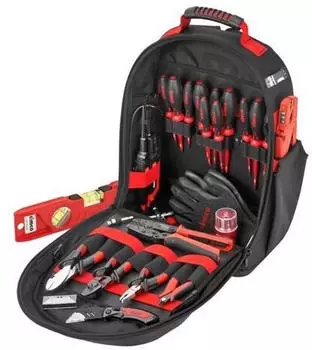 Cimco Industrierucksack Power mit 24 Werkzeugen (170534)