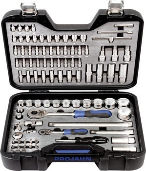 Projahn Industrie-Steckschlüsselkoffer 1/4" und 1/2" 91-teilig (3904201)