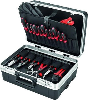 Cimco Industriekoffer PRO Trolley bestückt 21-teilig schwarz (170608)