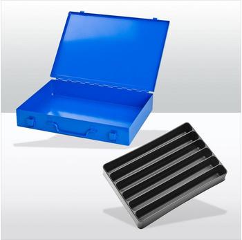 ADB Sortimentskasten 88601 33 x 5 x 23cm Metall mit 6 Fächern