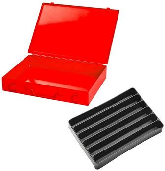 ADB Sortimentskasten 88617 33 x 5 x 23cm Metall mit 6 Fächern