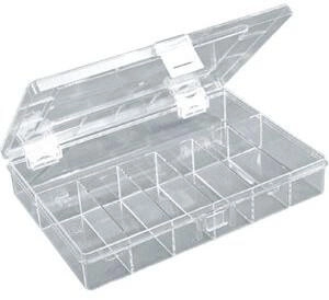 Hünersdorff Sortimentskasten PS-COMPACT 613500 25 x 4,6 x 17cm Kunststoff mit 7 Fächern