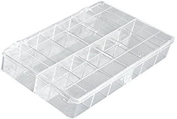 Hünersdorff Sortimentskasten PS-MINI 616300 21 x 3,6 x 12cm Kunststoff mit 12 Fächern
