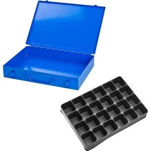 ADB Sortimentskasten 88607 33 x 5 x 23cm Metall mit 24 Fächern