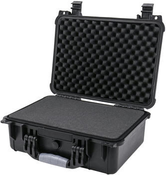 HMF Transportkoffer ODK100 aus Kunststoff mit Schaumstoff wasserdicht 41 x 17,5 x 32cm