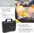 HMF Transportkoffer ODK100 aus Kunststoff mit Schaumstoff wasserdicht 41 x 17,5 x 32cm