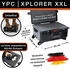 YPC Transportkoffer Xplorer Case XXL Kunststoff mit Schaumstoff und Rollen wasserdicht 53x28,5x40cm