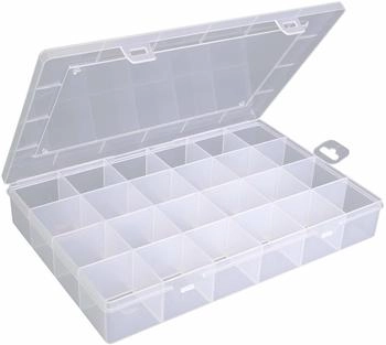 Hünersdorff Sortimentskasten PP-ECO Classic 33,9 x 5,8 x 23,3cm Kunststoff mit 24 Fächern