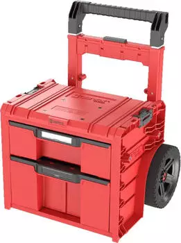 Qbrick System PRO Cart 2.0 Plus Drawer 2 Red Ultra HD Custom