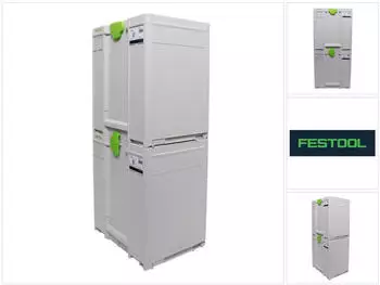 Festool Systainer Set 2x SYS3 M 437 (2x 204845) 43,1 Liter 396x296x437mm We