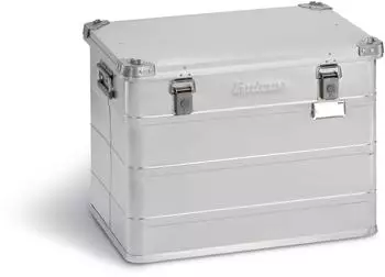 Enders Aufbewahrungsbox Industriebox 123 L hochwertig verarbeitet Alukiste Transportbox Lagerbox Alukoffer Metallkiste Alubox