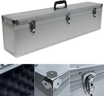 Eci Tools Aluminium Koffer Silber Deckel abnehmbar Innenlänge 83 cm