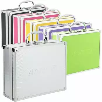 Eci Tools Aluminium Koffer Silber Box mit Schaumstoffeinlage 560012 Silberfarben
