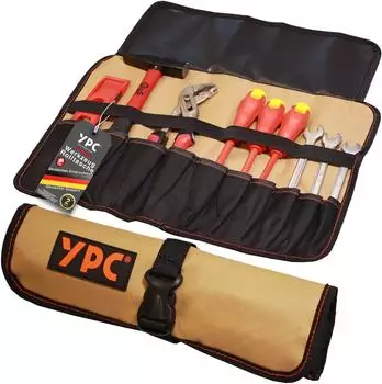 YPC Werkzeugtasche "VarioRoll L" Werkzeug Rolltasche 45x32cm reißfest robust wasserabweisend stabil modern khaki