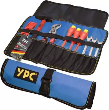 YPC Werkzeugtasche "VarioRoll L" Werkzeug Rolltasche 45x32cm reißfest robust wasserabweisend stabil modern blau