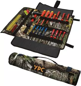 YPC Werkzeugtasche "VarioRoll XXL" Werkzeug Rolltasche 62x44cm reißfest robust wasserabweisend stabil modern camouflage